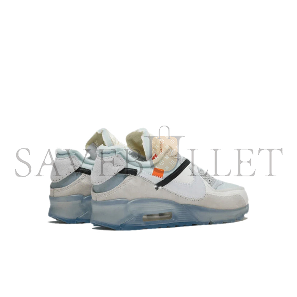 NIKE OFF-WHITE X NIKE AIR MAX 90 ICE 10X AA7293-100